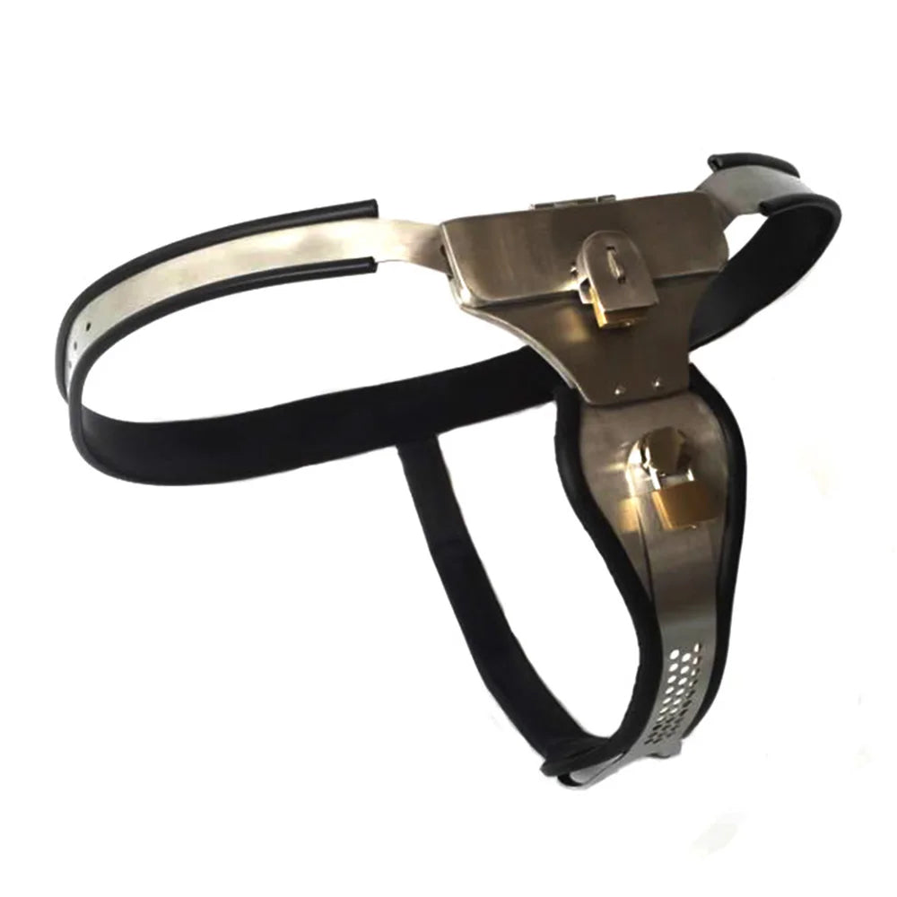 Embrace ultimate control with our Double Penetration Female Chastity Belt. Designed for frequent use without risk, it redefines intimacy. Studies show enhanced connections, shifting focus from penetration to passionate cunnilingus.