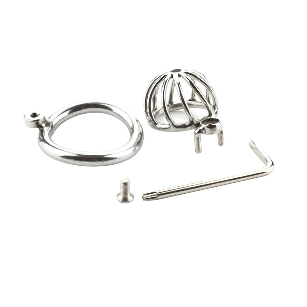 Discover a new level of control with our steel cock abstinence kit. This strong and durable device not only looks handsome and macho, but it also securely restrains cocks, enhancing your intimate experiences with confidence and style.