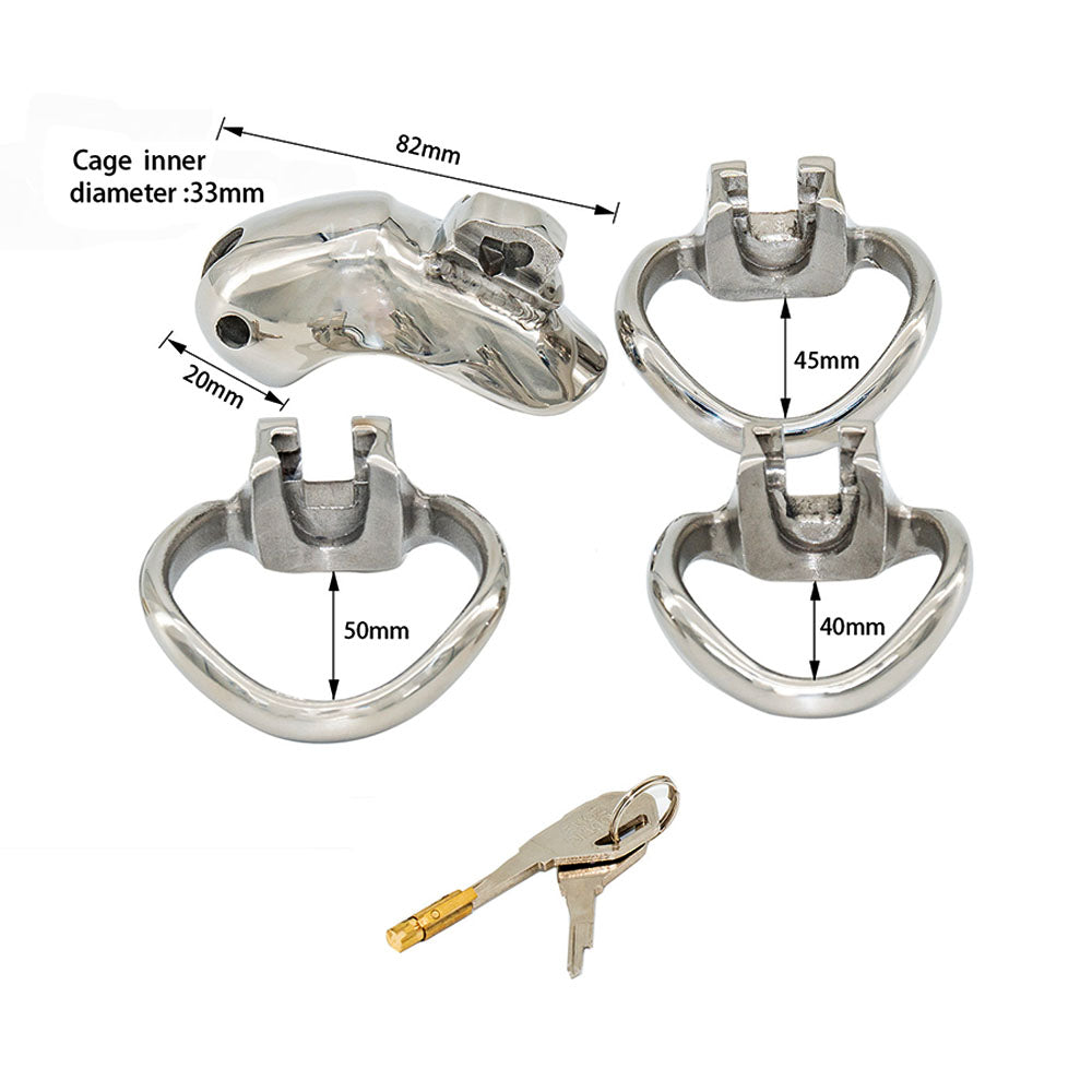 Mistress&#39;s Chastity Constant Steel Cage Reminder