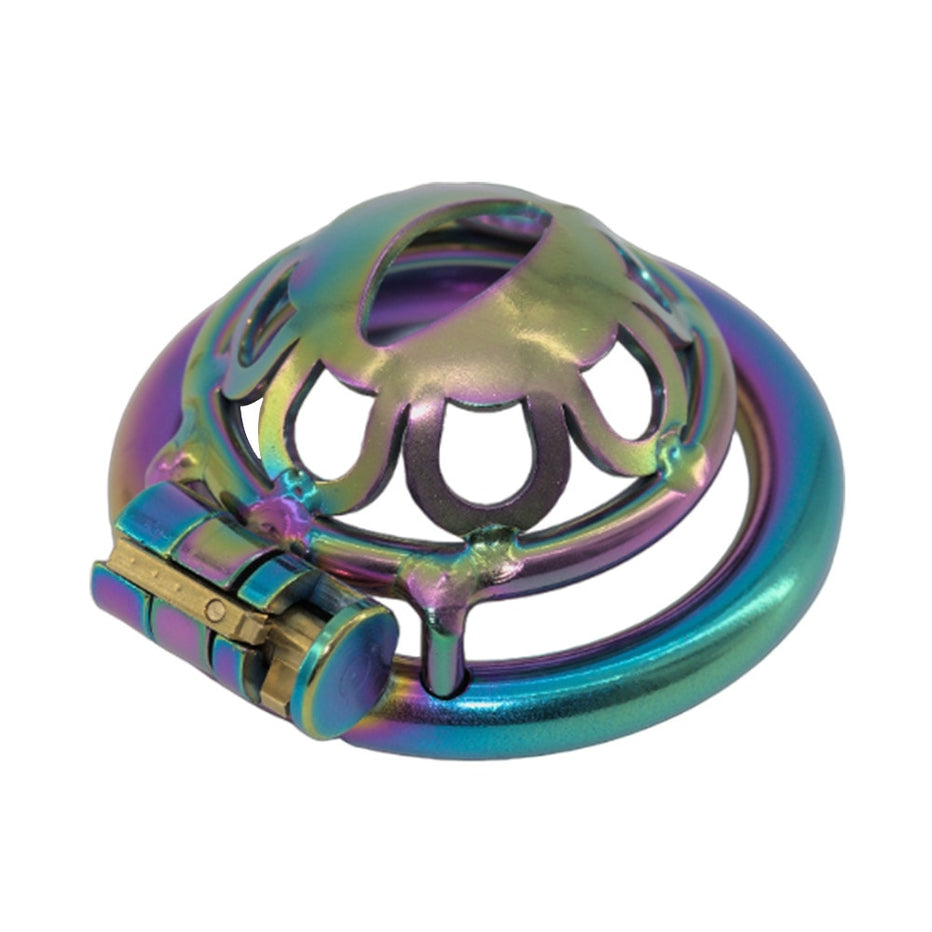 Chastity Pride Flat Cage – Lock The Cock