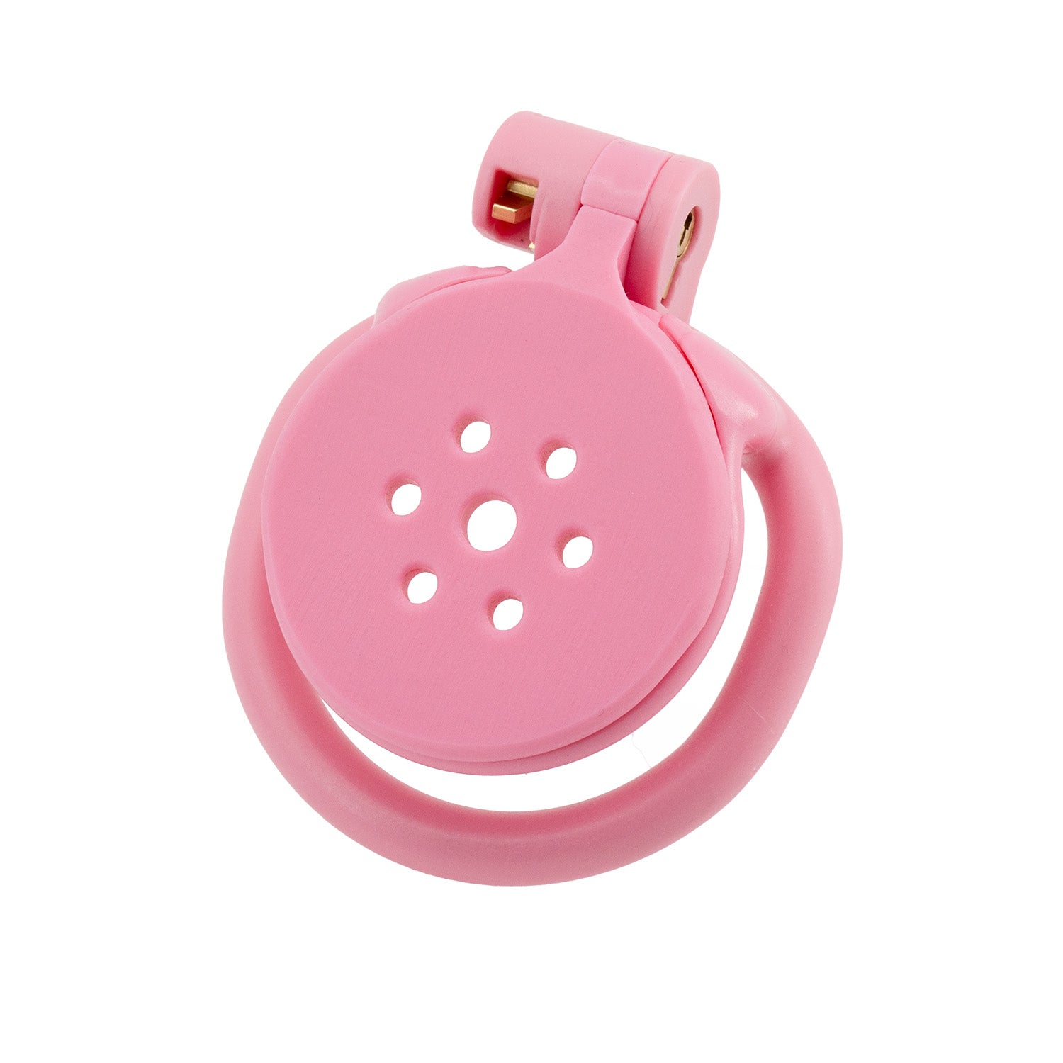 The Pink Gatling is a nautilus of discretion, combining shock-proof security with a flat silicone penis cage, perfect for sissygasm fantasies. Its estim-like comfort supports feminine transformation, liberating from conventional designs.