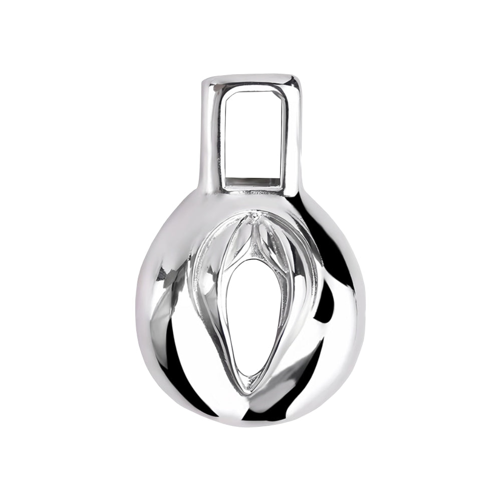 Securely lock your clitty with this premium metal cage, featuring a sleek belt and spiky reminders for unruly erections. Enjoy a snug fit, ventilation, and stylish discretion for daily wear.