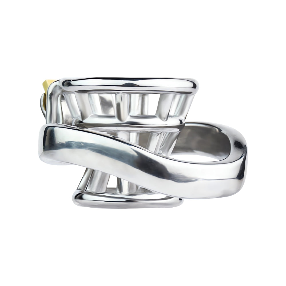 Experience secure confinement with our male chastity steel kit. This stainless steel male chastity device ensures comfort and prevents cursed discomforts. The ring tucks securely, worries of slipping ended. No more falling devices embrace ultimate control.