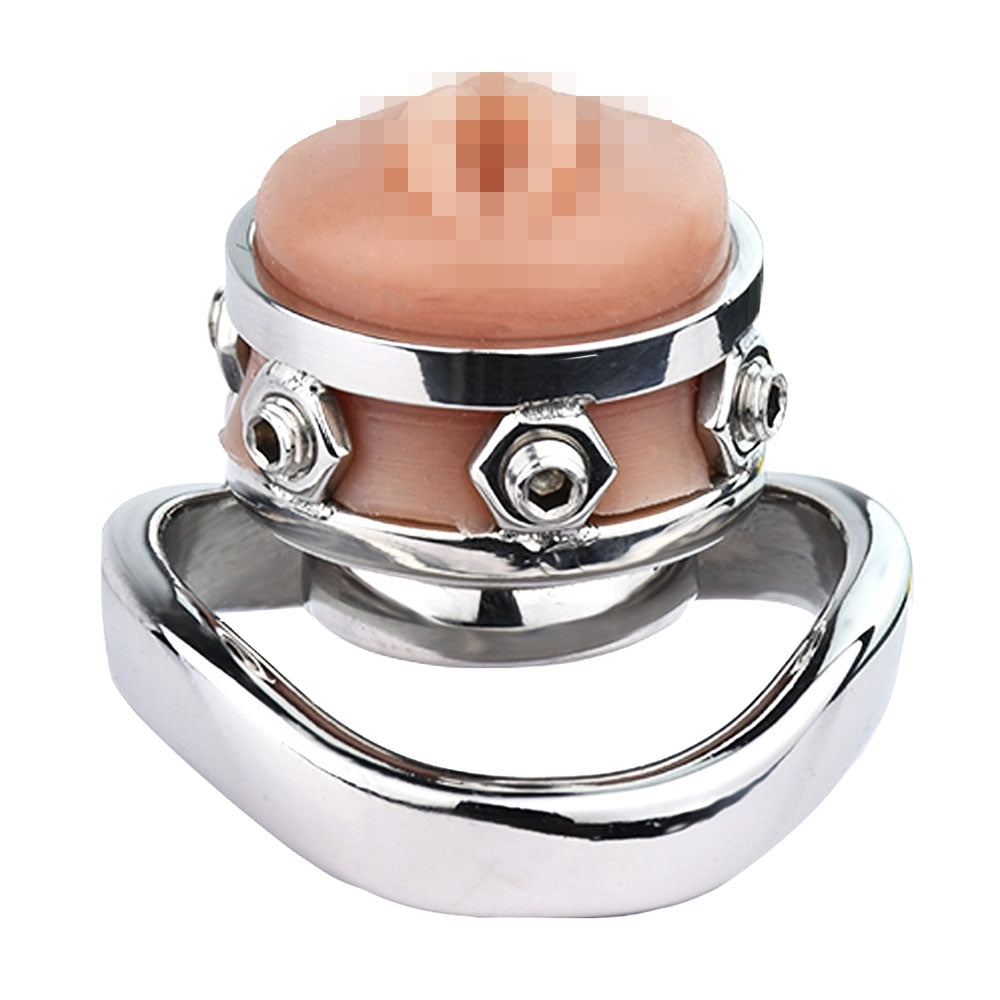 Discover ultimate comfort with an adjustable black strap and prostate-friendly design. Secure and hygienic, it suits long-term use, redefining negative stim into thrilling denial, making massager unnecessary.