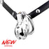 Metal offers plush points for long-term comfort. The discreet lock ensures security without losing control. Adjustable strap blows away fears of discomfort, a vicious buddy in restraint.