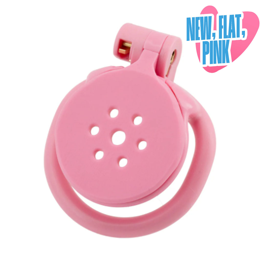 Celebrate your feminine side with The Pink Gatling, a fancy, discreet device offering a flat, shock dick design. Called the basilisk of chastity, its inny style combines style and security for sissy fantasies.