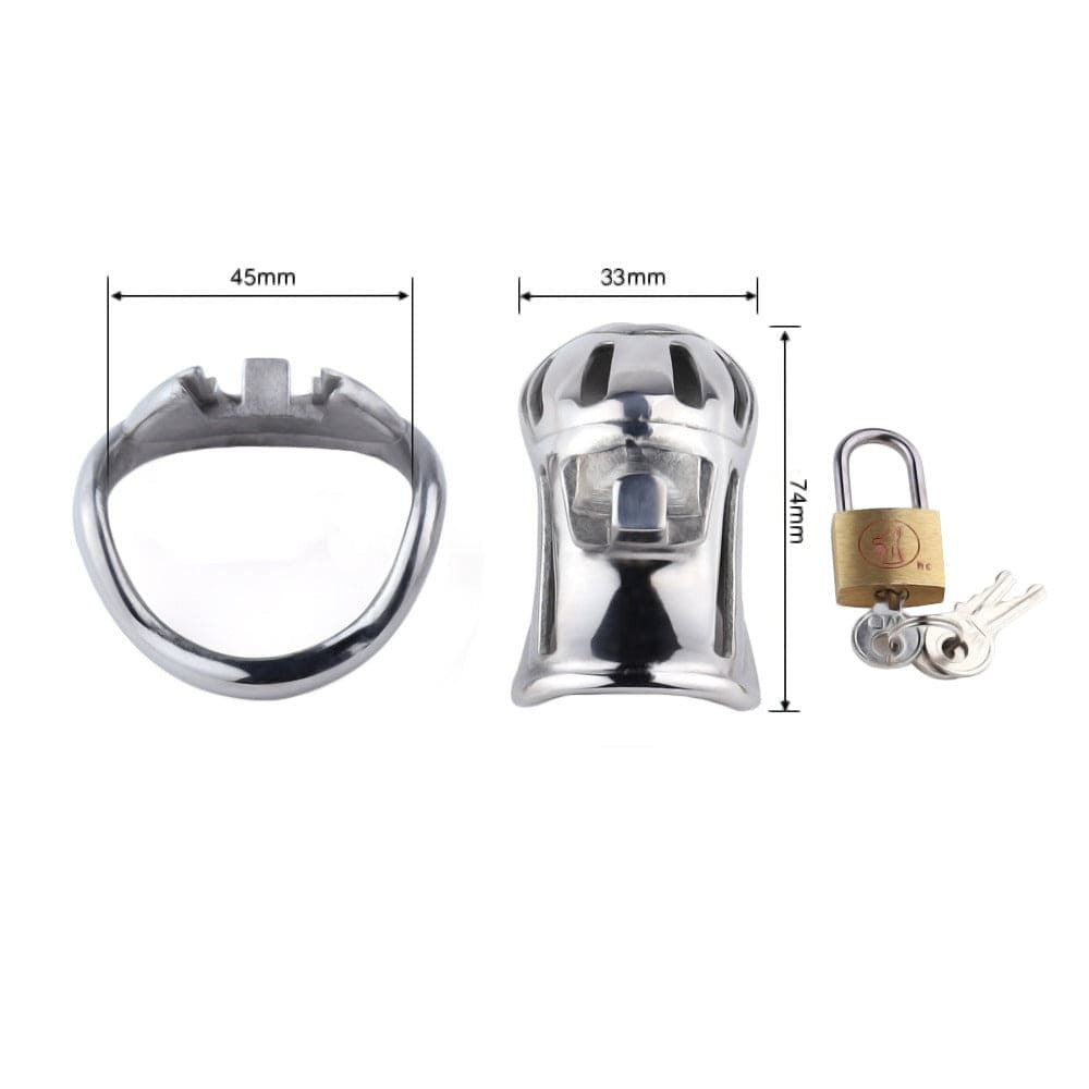 Experience ultimate control with our riveted, inescapable steel. Crafted for husbands, it solves trust problems and offers users unparalleled security.