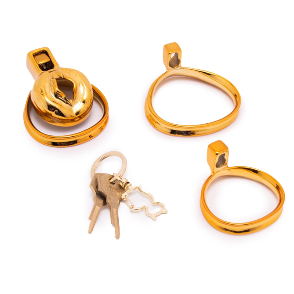 Discover the ultimate vice with our sleek metal cage. Its low-profile design and secure attachments ensure discreet comfort, while the ergonomic fit keeps you confidently confined. Check out the photo for a closer look at this refined accessory.