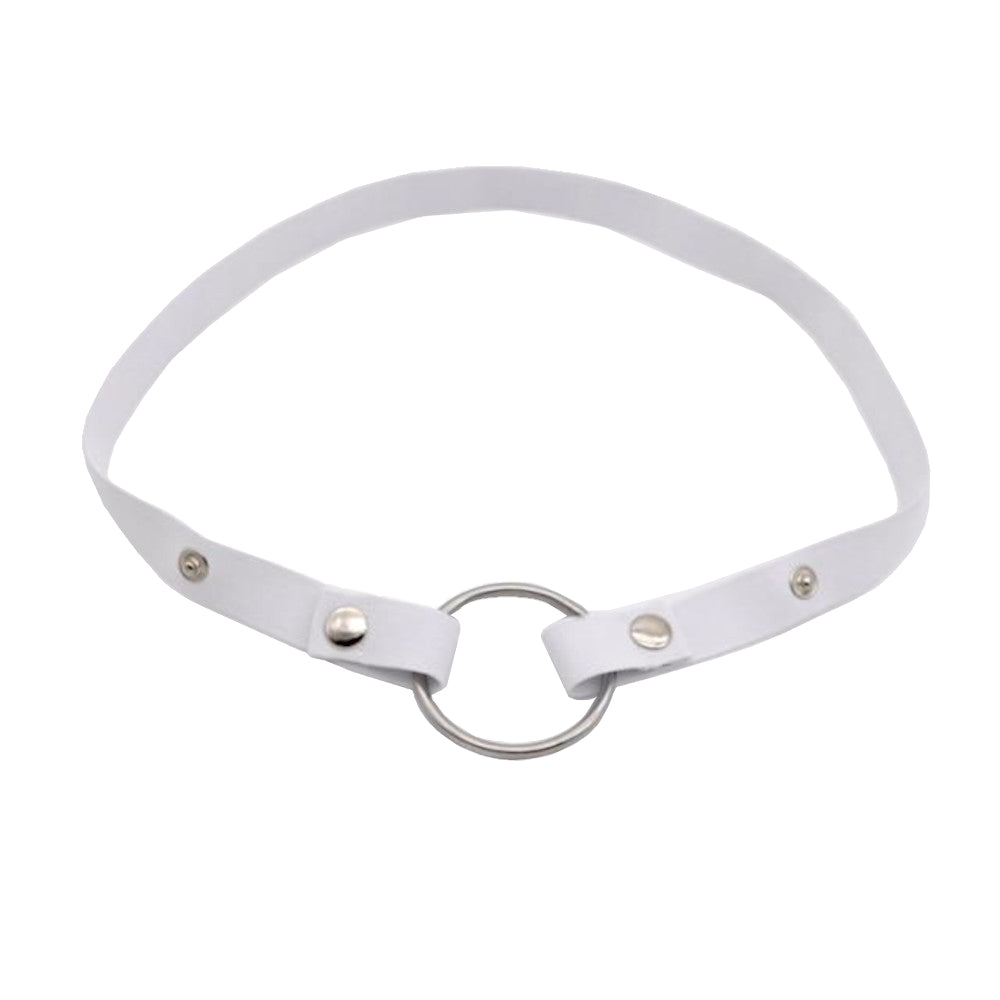 Leashed Monster Metal Cock Ring With Belt Lock The Cock Cage Product For Sale Image 1