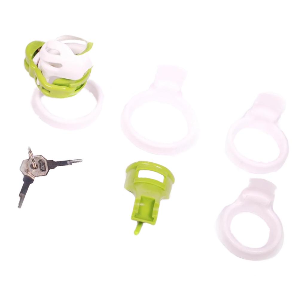 Embrace femdom chastity with our custom-made chastity belt male cage in ABS resin. This lightweight plastic design avoids metal detectors for discreet wear. Custom rings ensure a perfect fit just add lube for comfort.