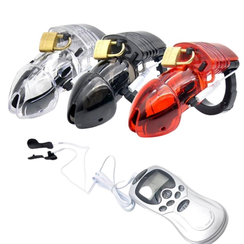 Unleash an electrifying blend of CBT, humiliation, and torture with the shock. Perfect for those who relish in begging and busting, its electrifying feature redefines control.