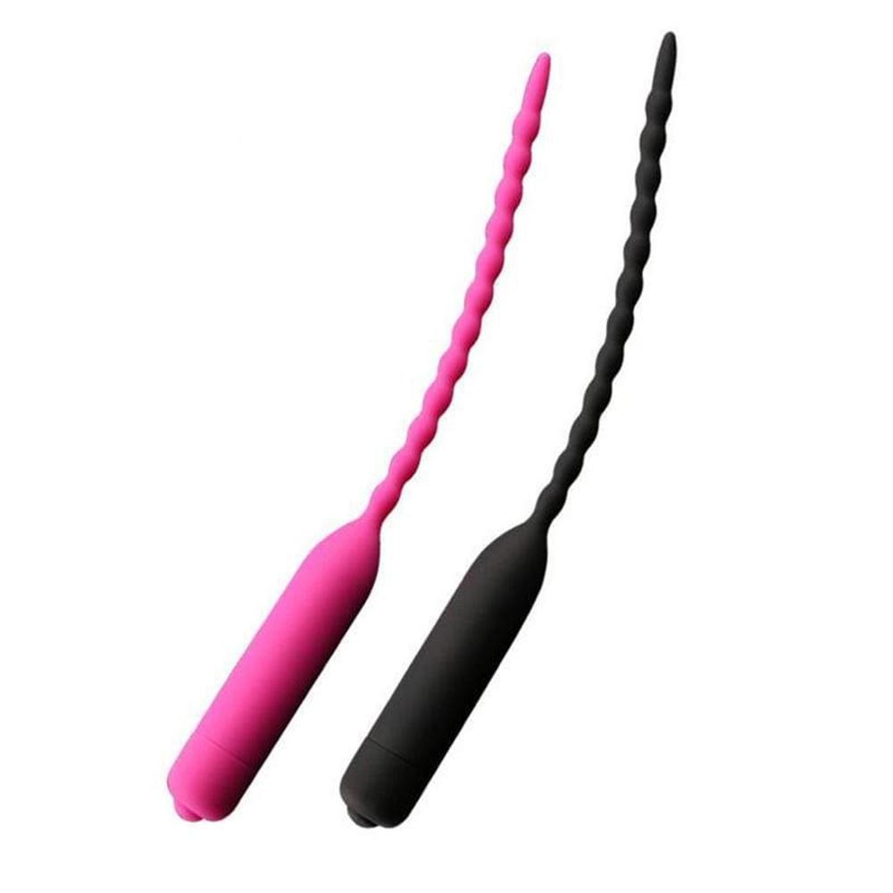 Experience unparalleled pleasure and control with our premium penis plug. This smooth, surgical-grade sounding device features a rivet design for secure and comfortable wear, making it the ultimate product for your intimate desires.