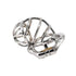Embrace secure metal chastity with our stainless steel penis cage. Its comfortable sleeve prevents a loose fit, and the bent design ensures no unexpected pop-outs. As snug as a sock, it's the perfect solution for your needs.