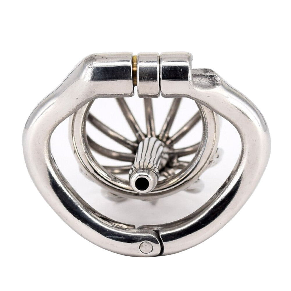 Discover an amazing upgrade in discretion with our spiral steel male chastity kit. Worn subtly under clothes, its catheter enhances sensations while the birdkit design ensures discreet control.