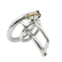 Keep him devoted with this stainless steel cage. He'll serve you, licking, kissing, and worshiping you. Secure and comfortable, leading to passionate cunnilingus and deeper intimacy.