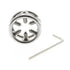 Stainless steel device with spiked Chastity spikes offers bold attachment to your desires. Pop on our website to explore unique control dynamics with our logo.
