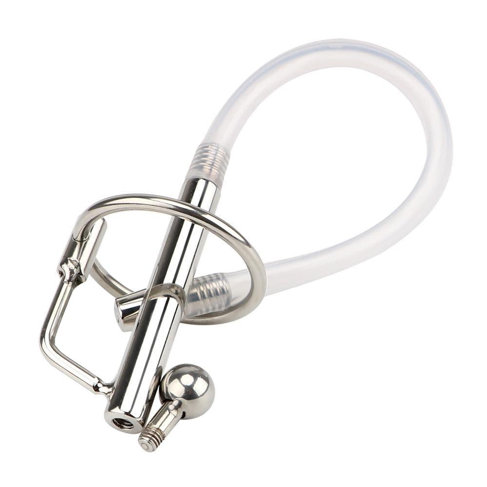Flexible Steel Catheter Penis Plug Lock The Cock Cage Product For Sale Image 4