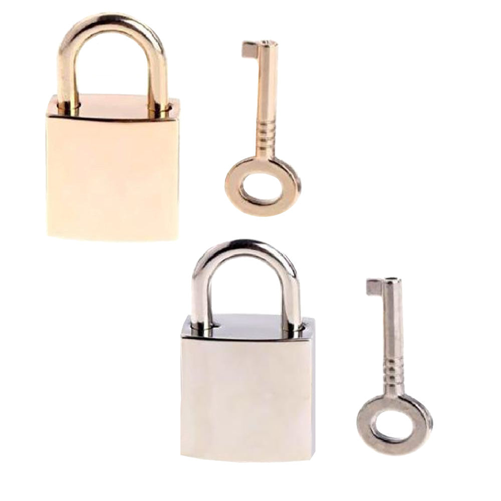 Premium Polished Finish Male Chastity Padlock