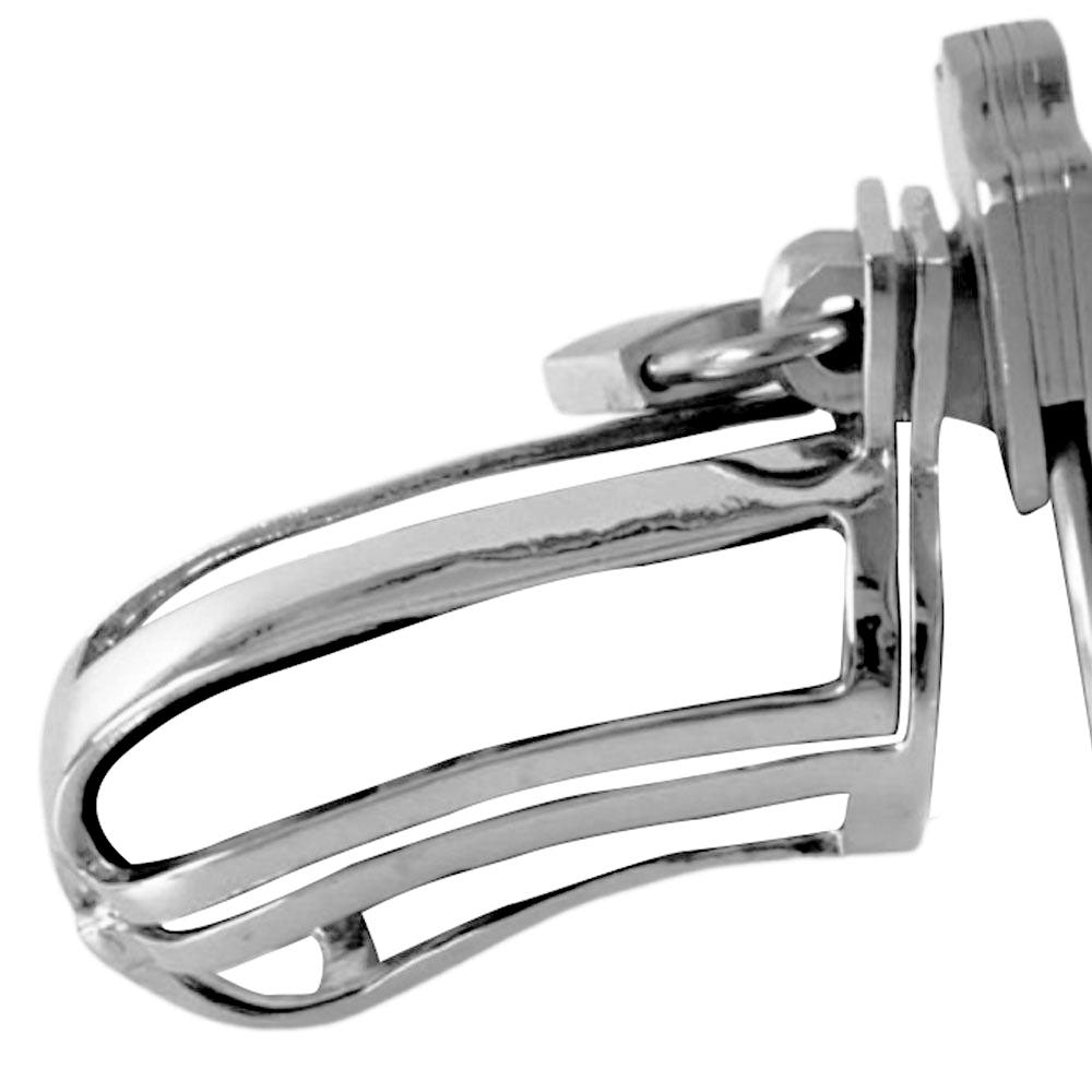 Elevate your BDSM adventures with our adjustable metal cock kit a literal prison for your penis. Designed to tease and torture your penis, this device keeps your member swollen with anticipation. The handcuff-shaped ring adds a thrilling touch, allowing for playful slaps that bring a blush to your face and spice up your ass-busting escapades.