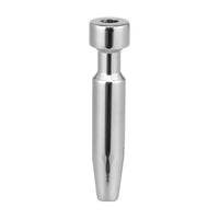 Say goodbye to nightmares of removing urethral sounds during peeing or unexpected erections. This starter stainless steel penis plug is a dream come true, allowing for uninterrupted pleasure with its central hole for free flow, making your intimate moments seamless and comfortable.