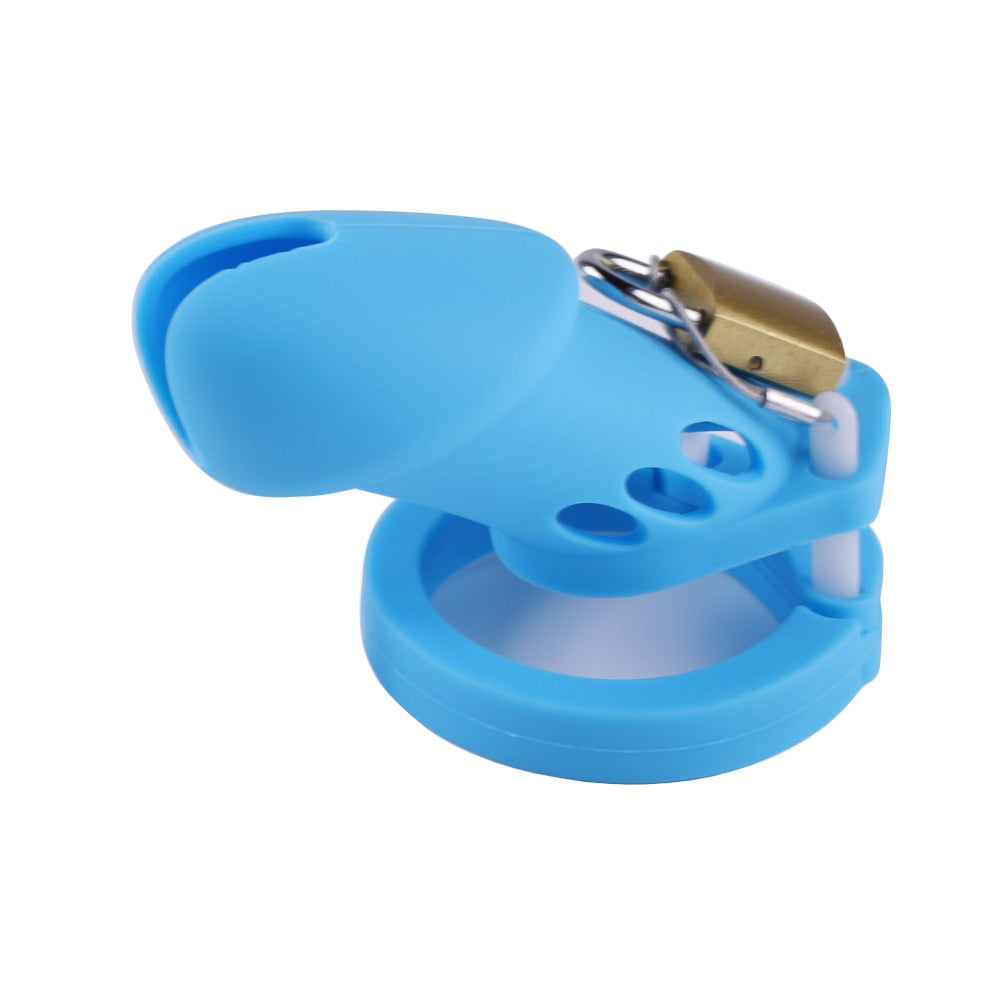 This hypoallergenic silicone cage fits comfortably for extended use, discreetly securing your role even during work hours. Transition stages smoothly, letting colleagues remain unaware, with the xxs option for a perfect fit.