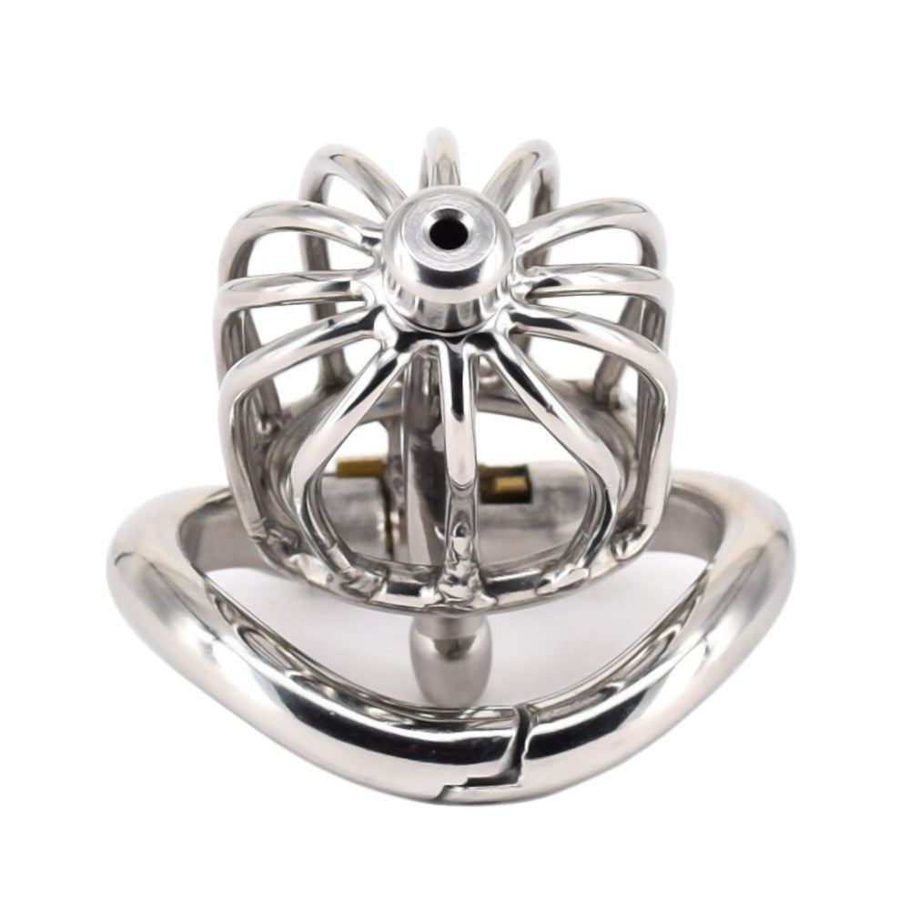 Unlock subtle submission with this XXS birdcage, blending discretion and control under any attire. Wear it on sites or in boardrooms without revealing a thing. The plug dick and urethra penis are expertly secured, providing unique sensations. Perfect for those seeking comfort and discretion in BDSM dynamics while impressing bosses.