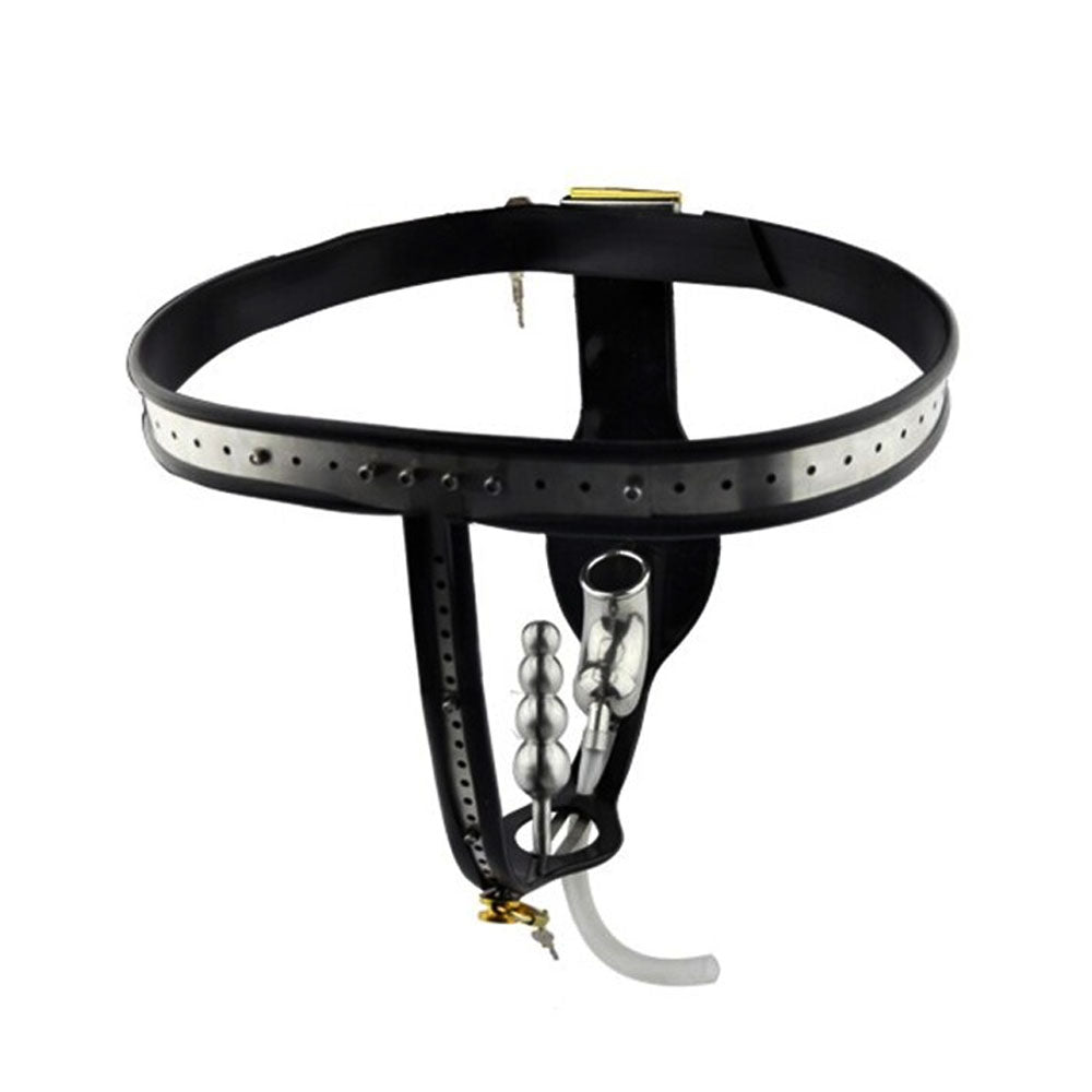 Locked And Loaded Metal Male Chastity Belt Lock The Cock Cage Product For Sale Image 4