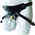 Maximize your kinky play with this Clear chastity belt. Transparent plastic lets you watch his swollen package. The harness with pegs ensures no escape. Wear over clothes or attach a dildo for added fun.