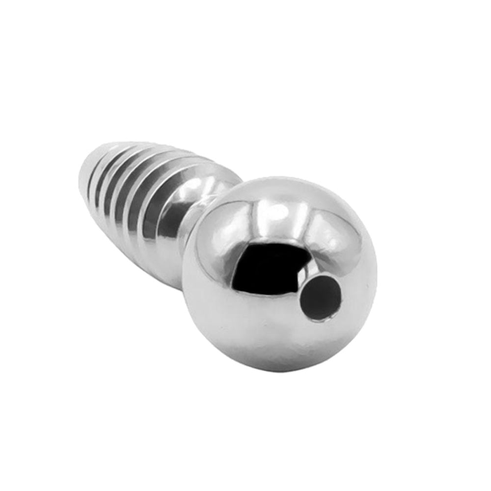 Discover yourself with our stainless steel hollow penis plug. Practice experimenting to find what works for your body; its threaded design elevates pleasure, offering seamless use in chastity sessions.