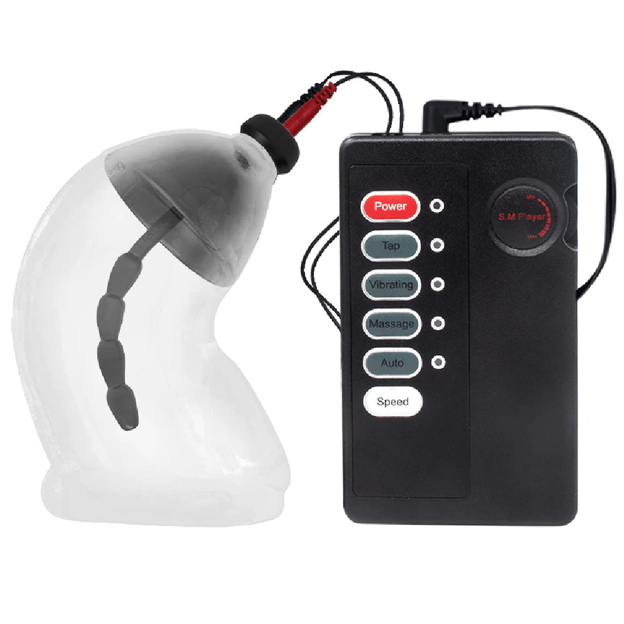 Soft Transparent Electro Shocking Sleeve Lock The Cock Cage Product Image 20