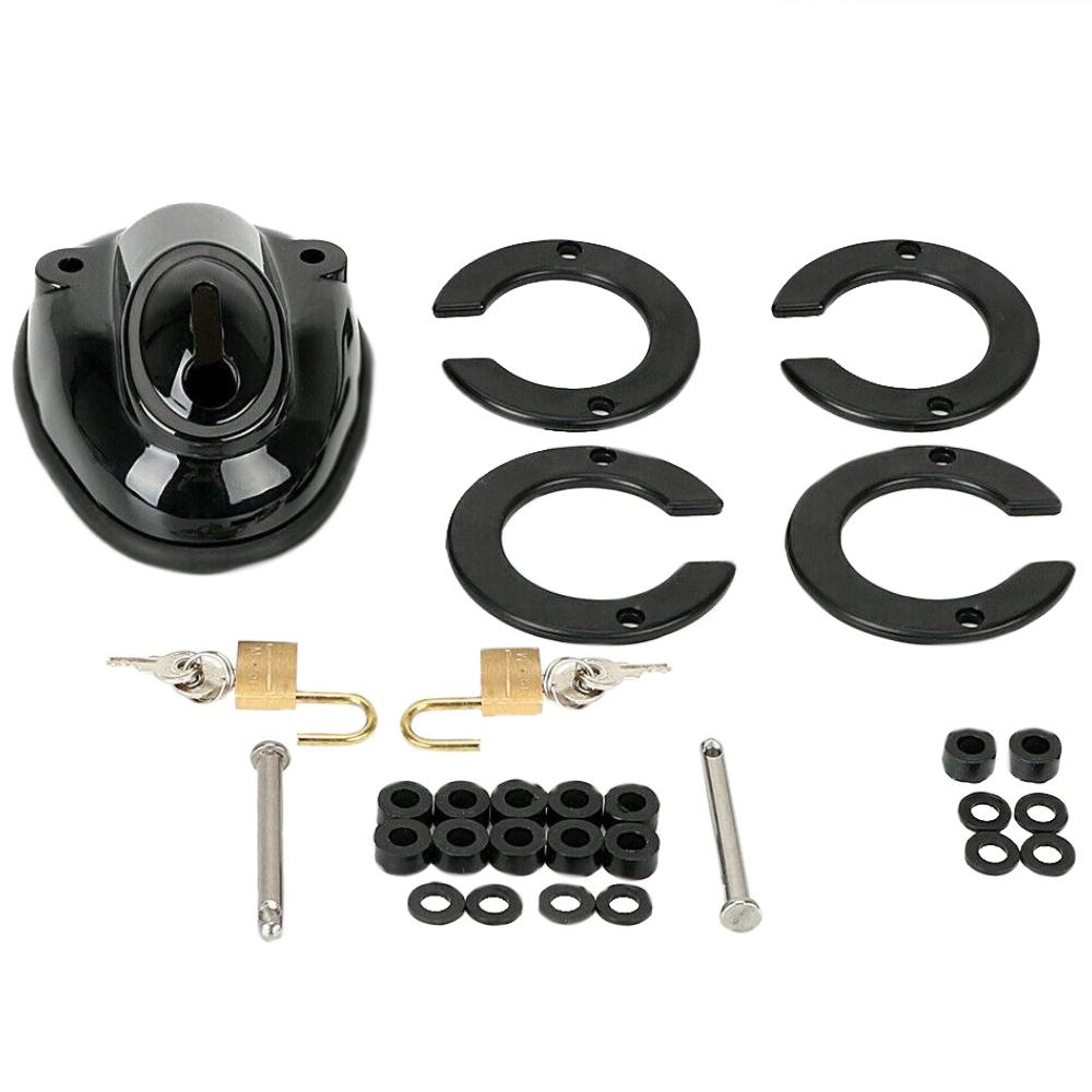 Crafted for roleplay lovers, this resin cage with rubber silicone rings ensures a snug fit, enhancing crossdressing fantasies while offering ultimate restraint and secure submission.