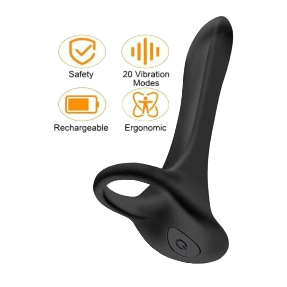 Long Lasting Vibration Cock Ring Lock The Cock Long Lasting Vibration Cock Ring Lock The Cock