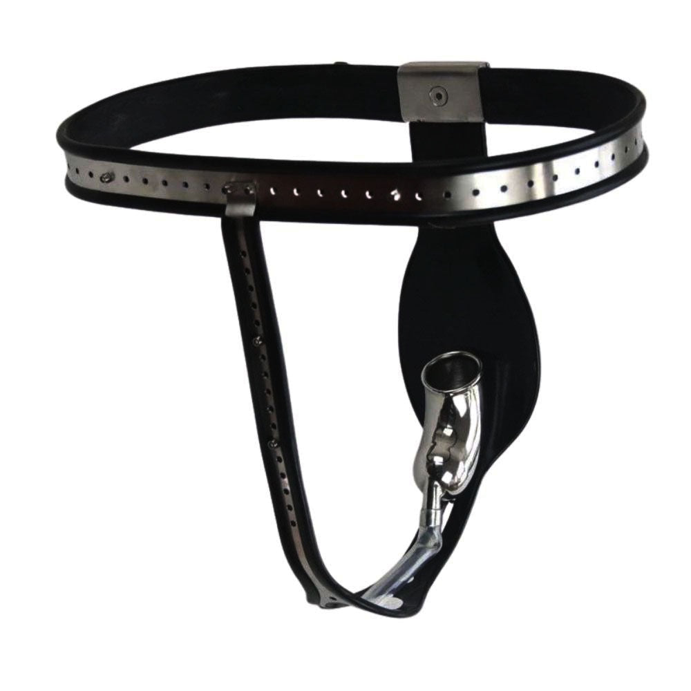 Locked And Loaded Metal Male Chastity Belt Lock The Cock Cage Product For Sale Image 2