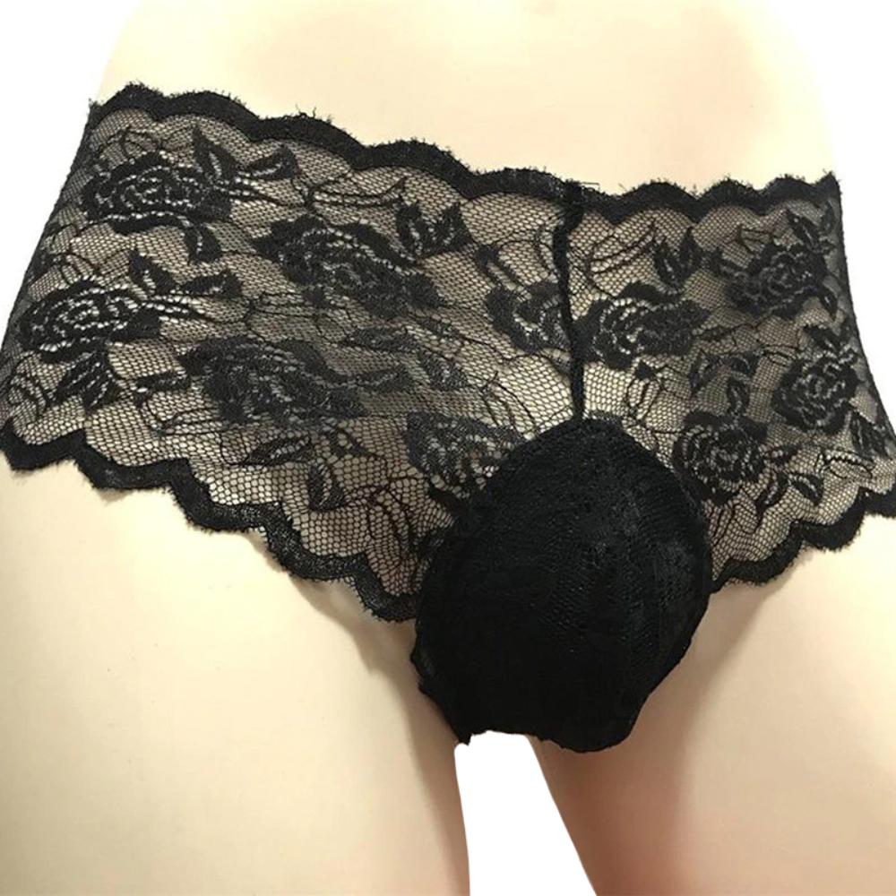 See Through Sexy Lace Panty for Sissy