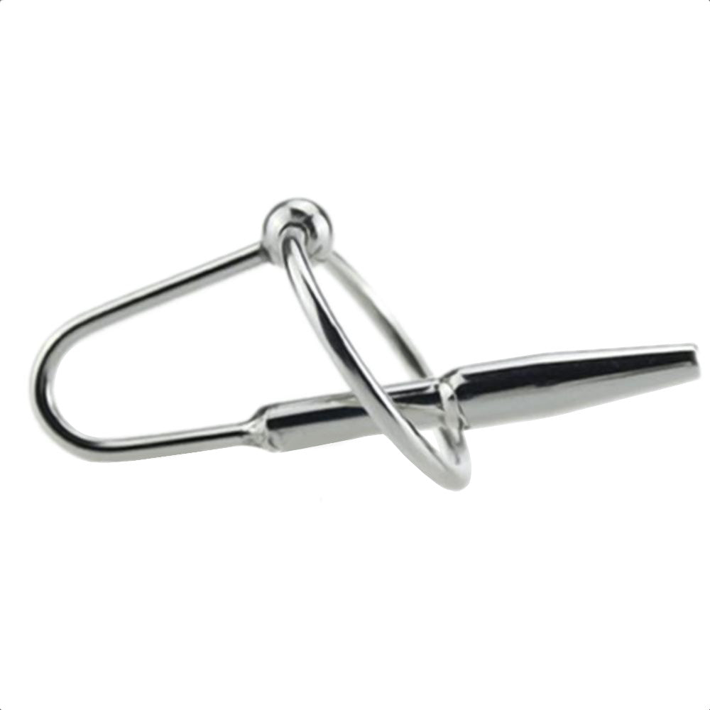 Unleash pleasure potential with our stainless steel plug, combining serious craftsmanship and fun. Two glans rings offer fit versatility, while its design answers all your questions for the best play.