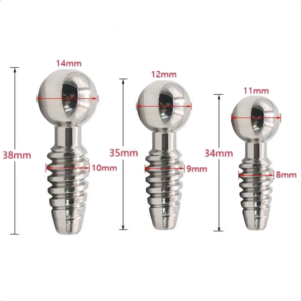 Unlock xtreme pleasure with our hollow stainless steel plug, designed for continuous electro stim, allowing you to cum without removal. Achieve the elusive sissygasm effortlessly!
