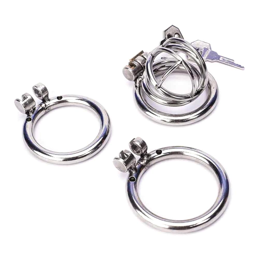 The flat dick cage smartly allows a snug fit with its half-moon design, wears comfortably, and increases the tease potential while executing the task of secure, long-term restriction.