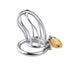 Don't miss the chance to elevate your intimacy with this stainless steel male chastity device. Designed for adult lovers exploring new boundaries, this durable device steel kit offers secure comfort. Surprise your boyfriend or cuck with this sleek symbol of trust and deepen your connection like never before.