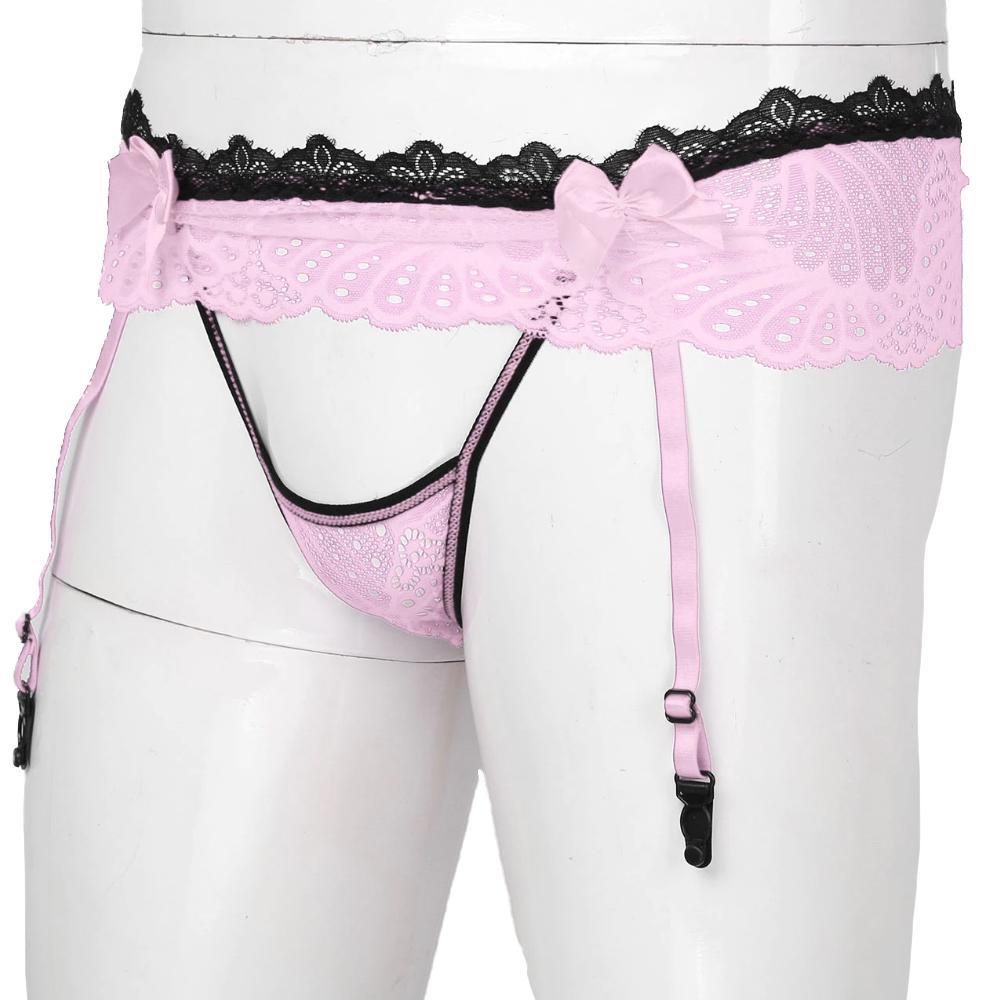 Dick cage sissies, women, dive into transformation with this daring bikini and pantyhose set! The mesh design puts a fun twist on lingerie and puts you in control of your flair!