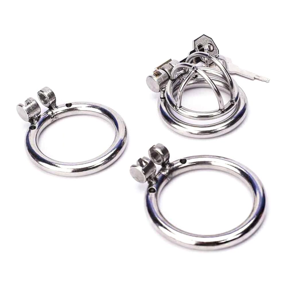 Control your slut cock with the Tiny Steel. Featuring an attachable urethra tube and opening for easy urinating, this compact, polished steel prevents erections. Experience ultimate and discipline with this secure.