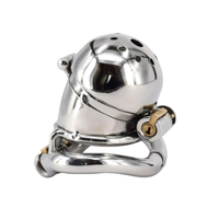 Chastity cage with double locks for increased excitement and pleasure.