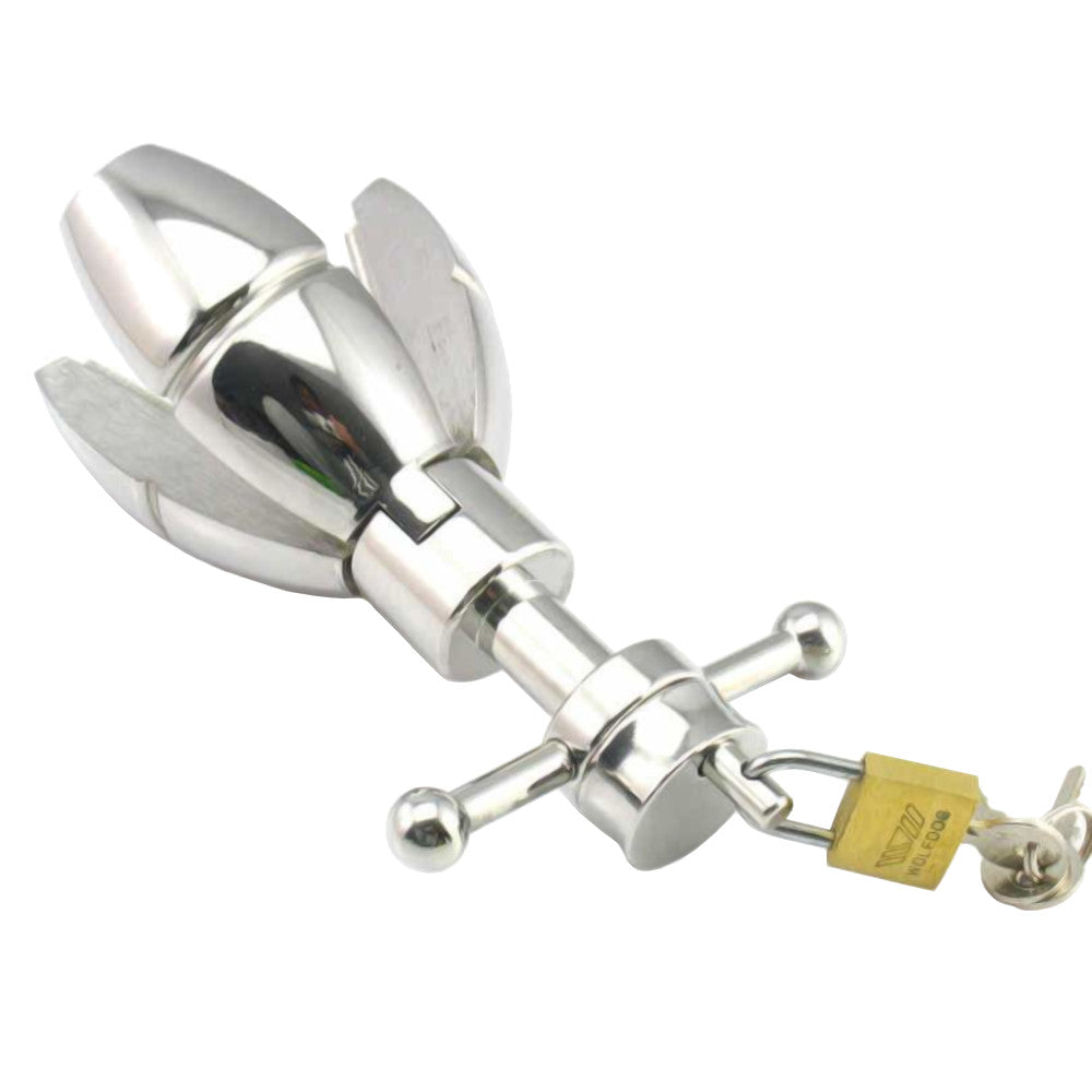 The Stretcher Locking Chastity Plug Lock The Cock Cage Product For Sale Image 3