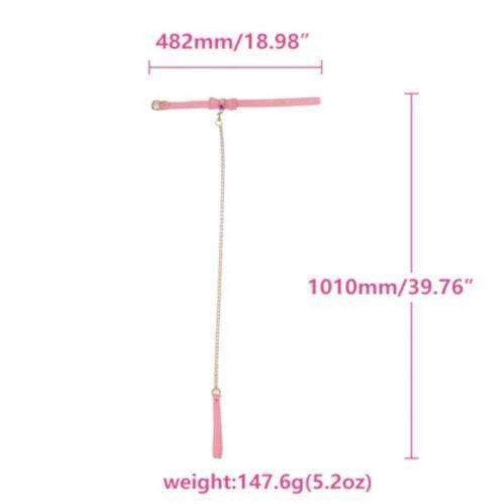 Step into pet play with this heart-punched collar that keeps your partner stylish and submissive. Add some punch to your BDSM toolkit and make playtime extra special!