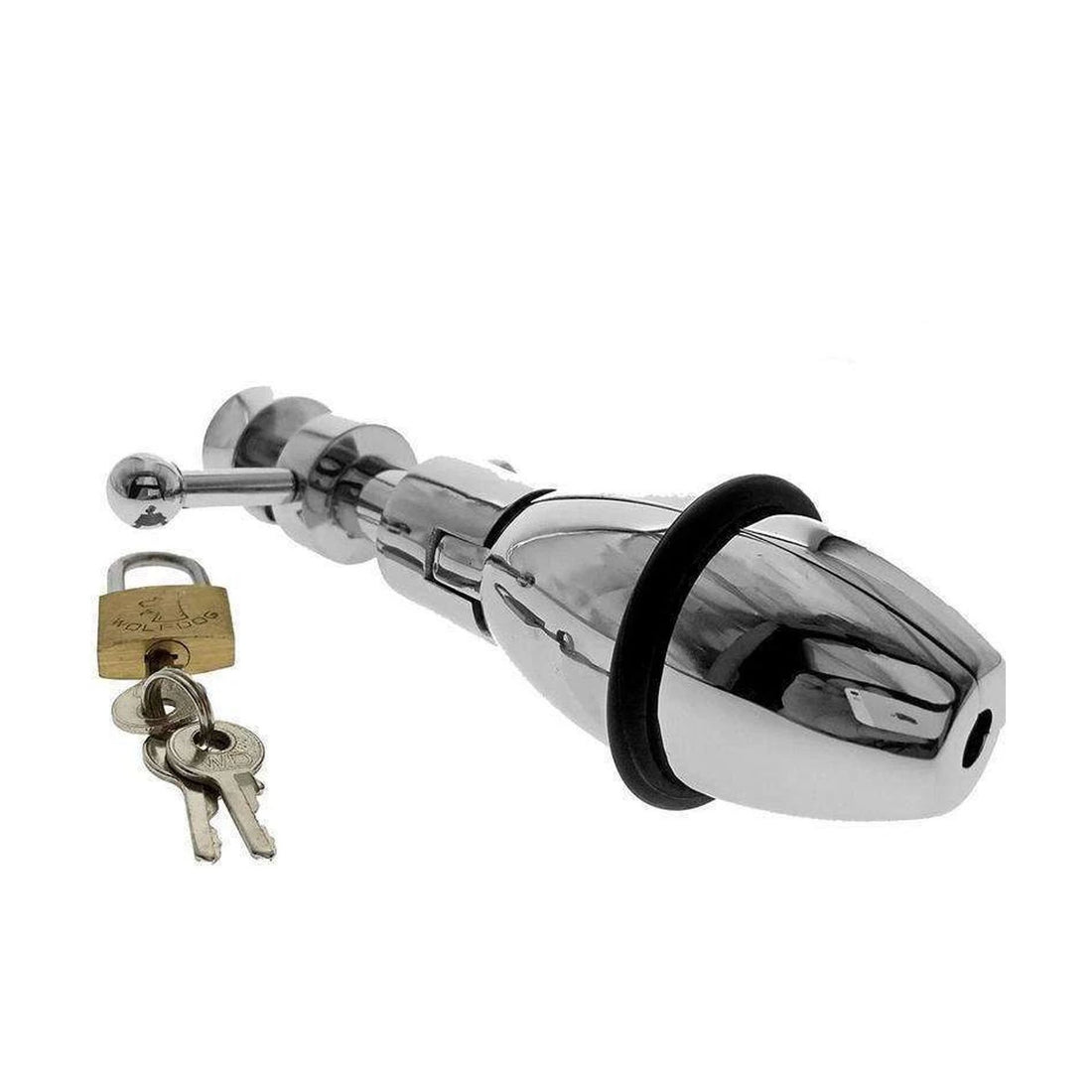 The Stretcher Locking Chastity Plug Lock The Cock Cage Product For Sale Image 7