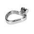 Embrace the elegance and security of this stainless dick chastity ring whether a huge cock or queens-sized, its discreet design fools any detector's eye. Enjoy unmatched security, comfort, and length options for a seamless fit.