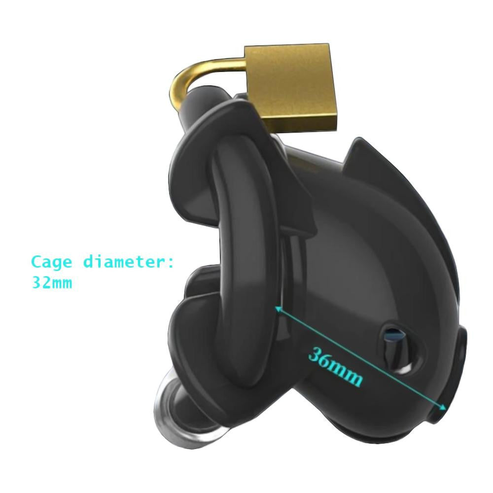 Secure control and comfort collide in this fancy, nylon-infused cage. Surgical precision offers unbreakable restraint, free from tape or bulk, enhancing every intimate scenario.