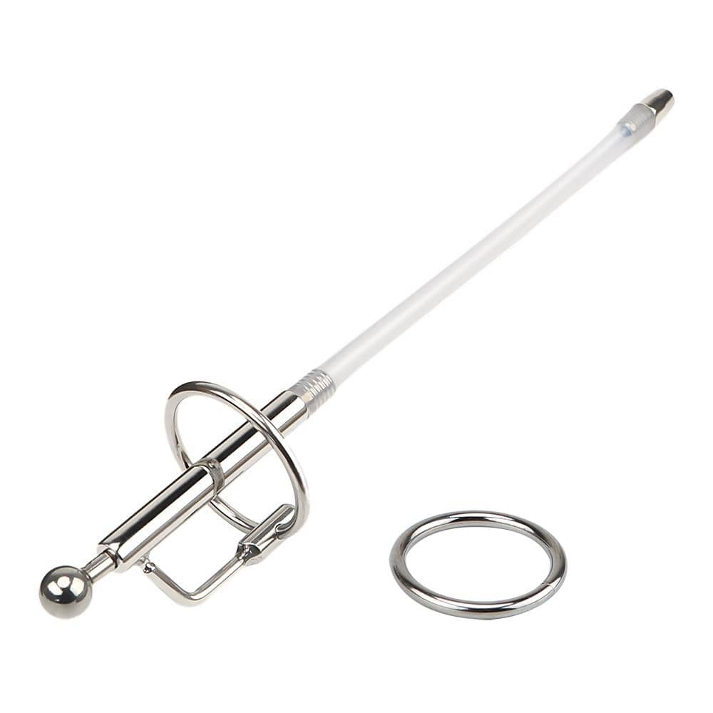 Flexible Steel Catheter Penis Plug Lock The Cock Cage Product For Sale Image 2