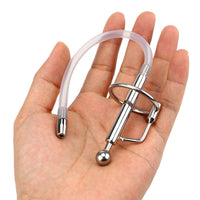 Flexible Steel Catheter Penis Plug Lock The Cock Cage Product For Sale Image 14