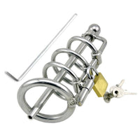 Extreme Urethral Sound Male Chastity Tube Lock The Cock Cage Product Image 11