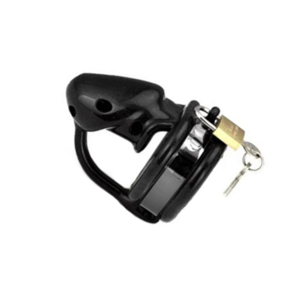 Quick to lock, the silicone cage detains you in comfort, even while urinating or swimming. Its breathable design prevents any smell, making lifestyle transitions seamless.